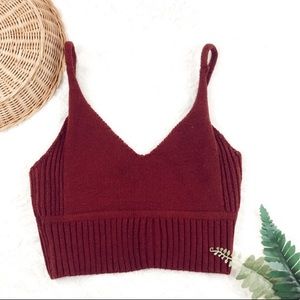 urban  knit bra top